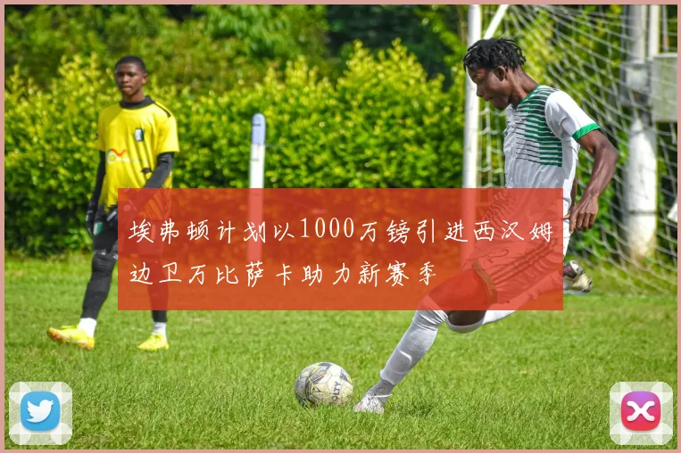埃弗顿计划以1000万镑引进西汉姆边卫万比萨卡助力新赛季