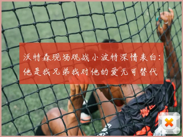 沃特森现场观战小波特深情表白：他是我兄弟我对他的爱无可替代